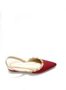Lunette Strick ( Flat - Maroon - Atas )